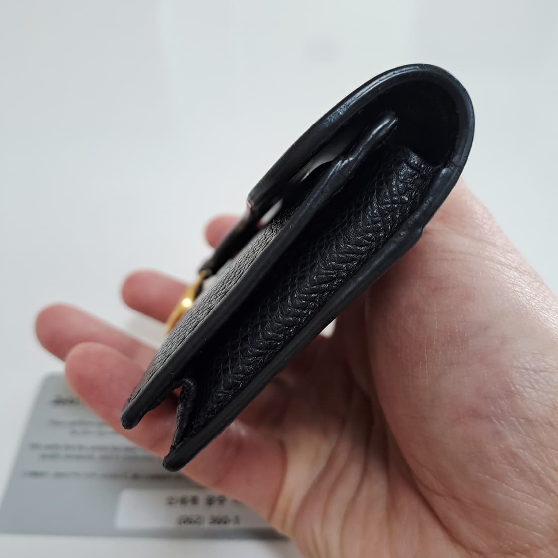 [100%/정품] 디올 새들 블룸 카드지갑 블랙, 디올지갑,디올카드지갑 상품이미지7