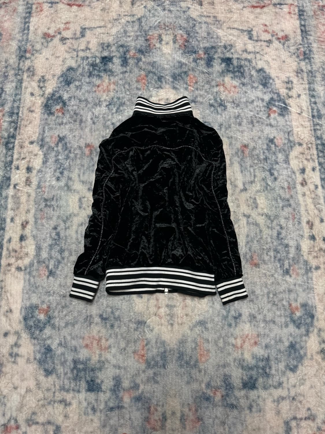 Doux douce 00s satin velour jacket 상품이미지7