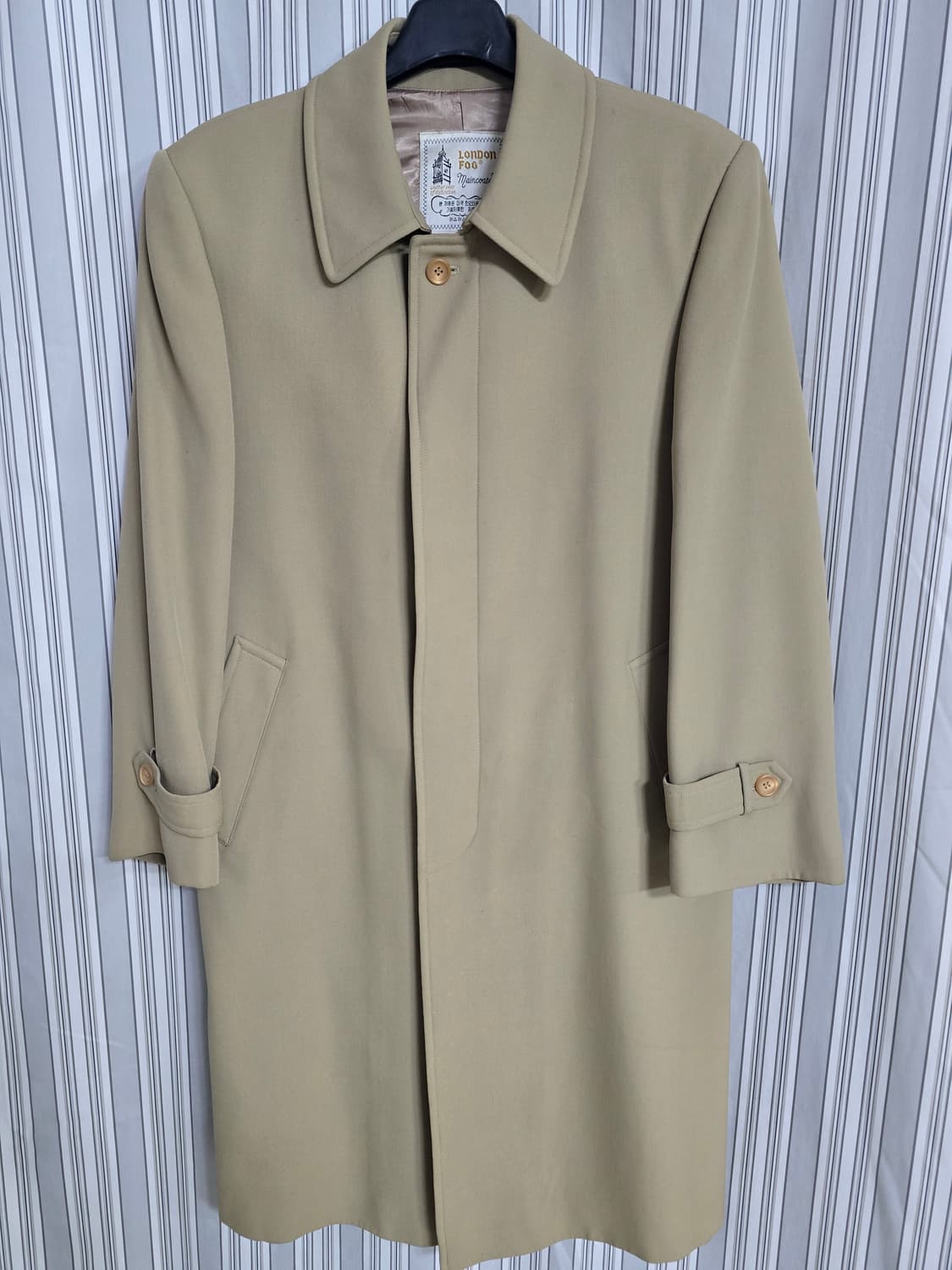 (95) 런던포그 베이지색 남성 코트 상품이미지1