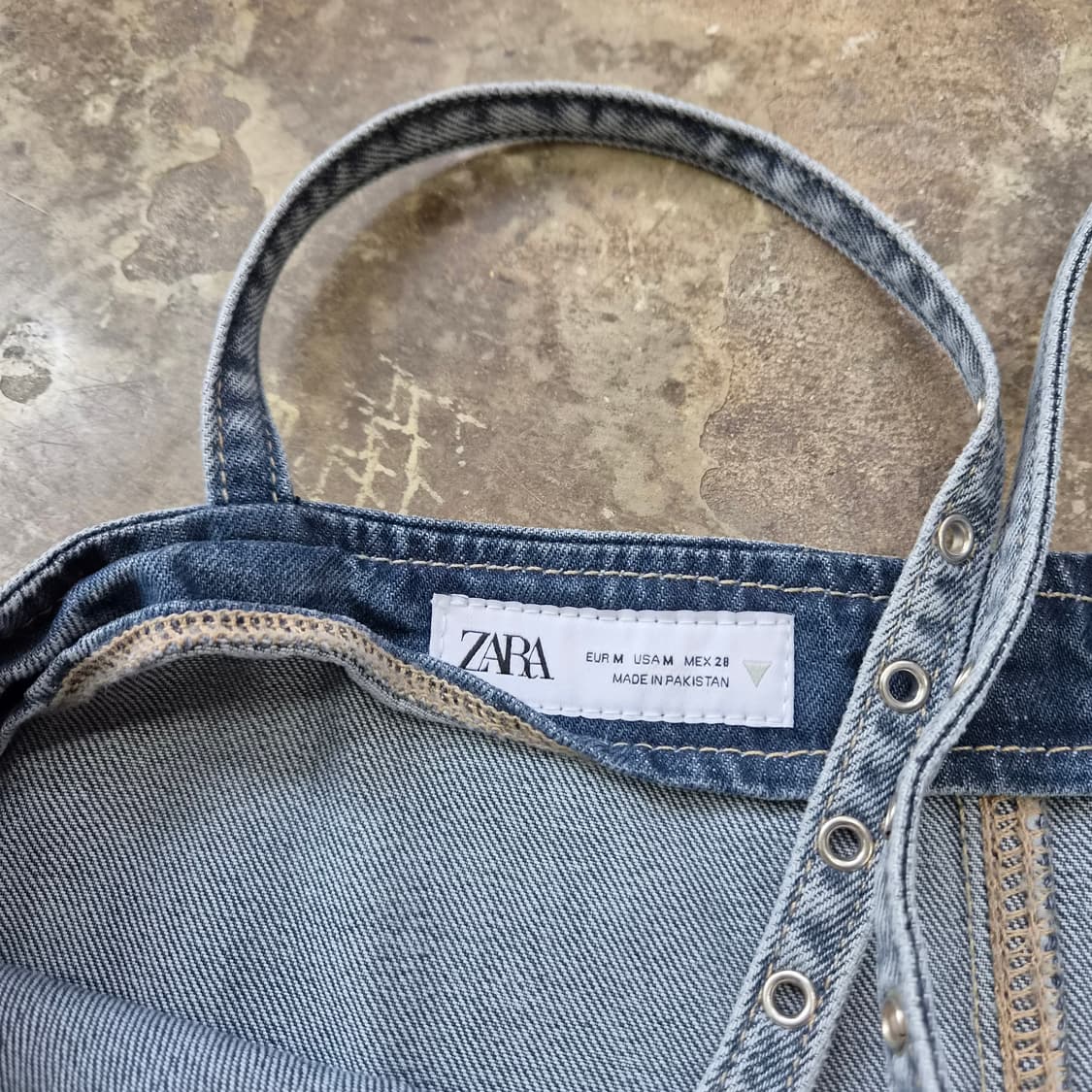 M) 새제품 ZARA 자라 데님 원피스 청원피스 상품이미지6