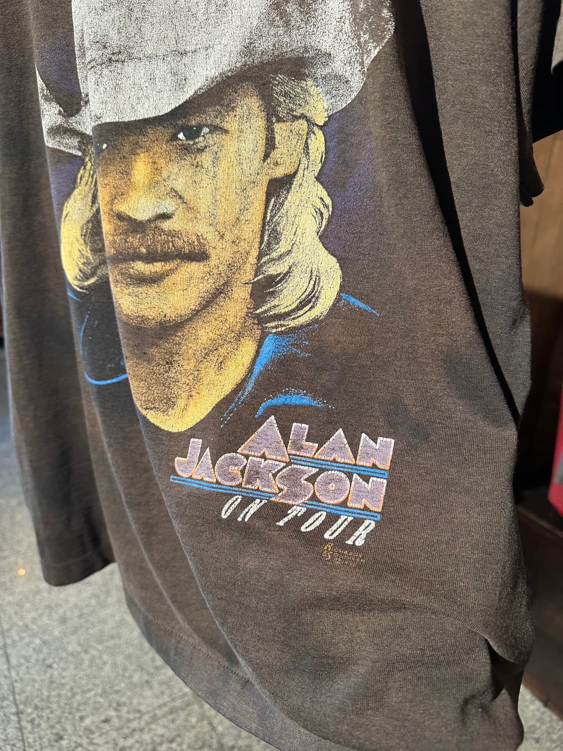 90s Alan Jackson 빈티지 투어 티셔츠 상품이미지3