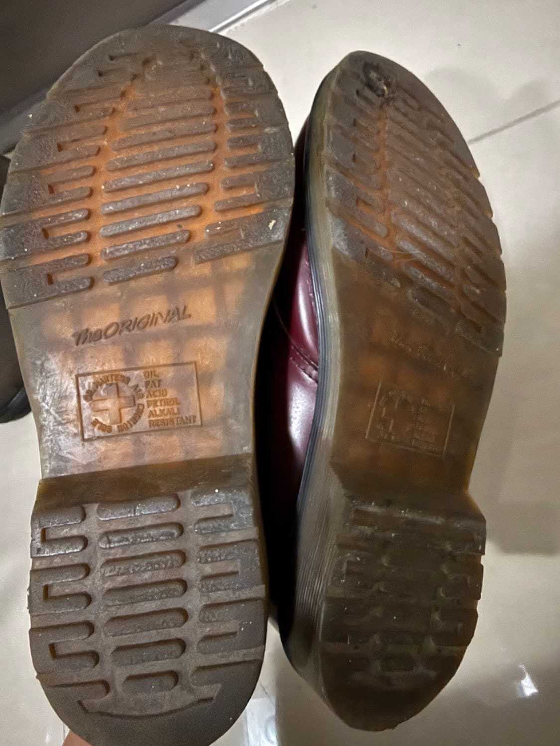 닥터마틴 1461 체리레드 스무스 UK6 상품이미지5