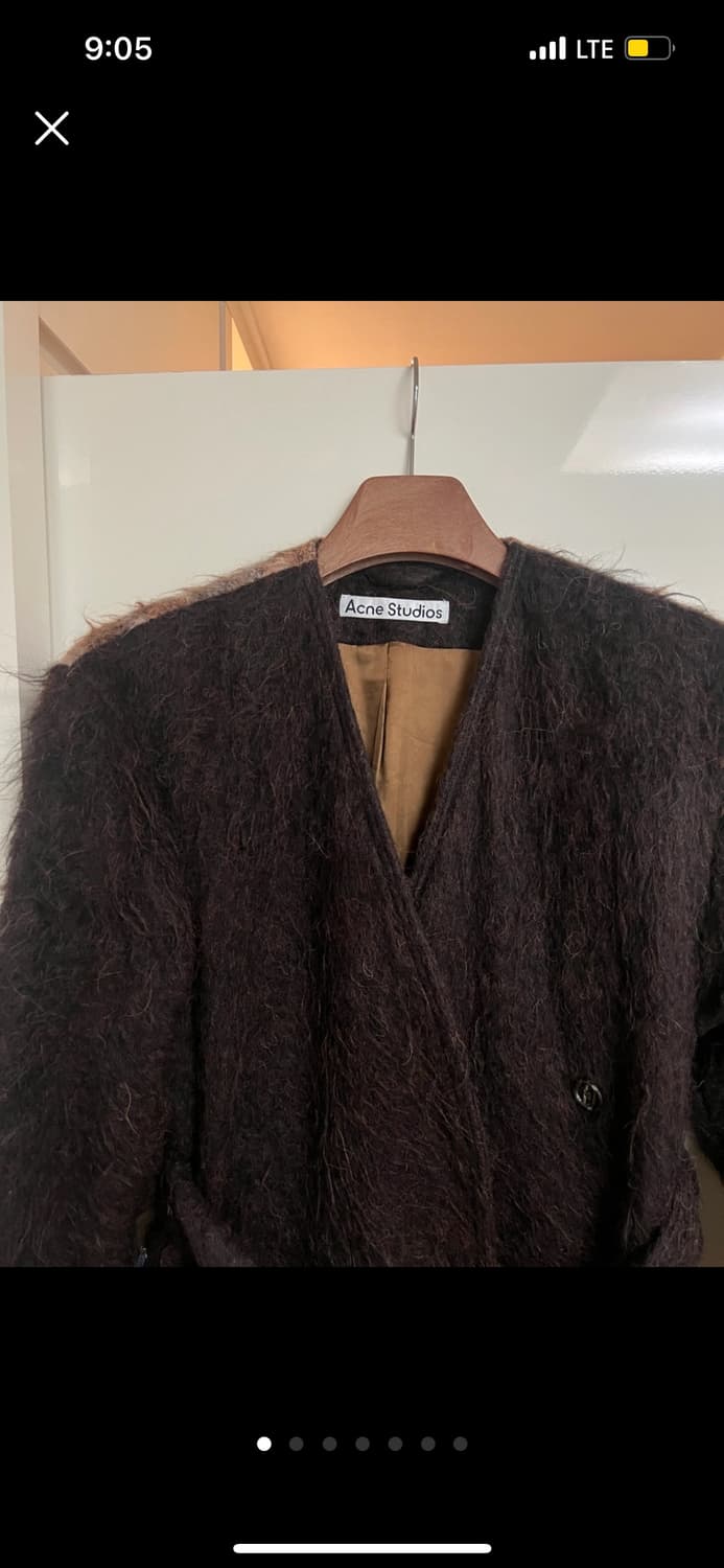 아크네스튜디오 모헤어 롱코트 상품이미지3