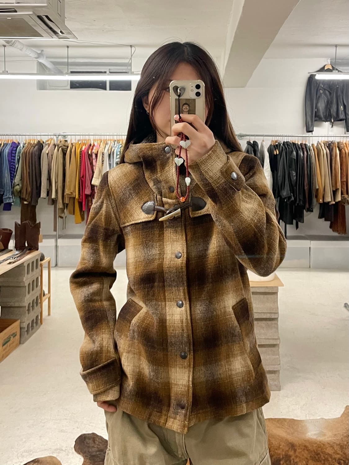 저널스탠다드 옴브레 체크 자켓 상품이미지1