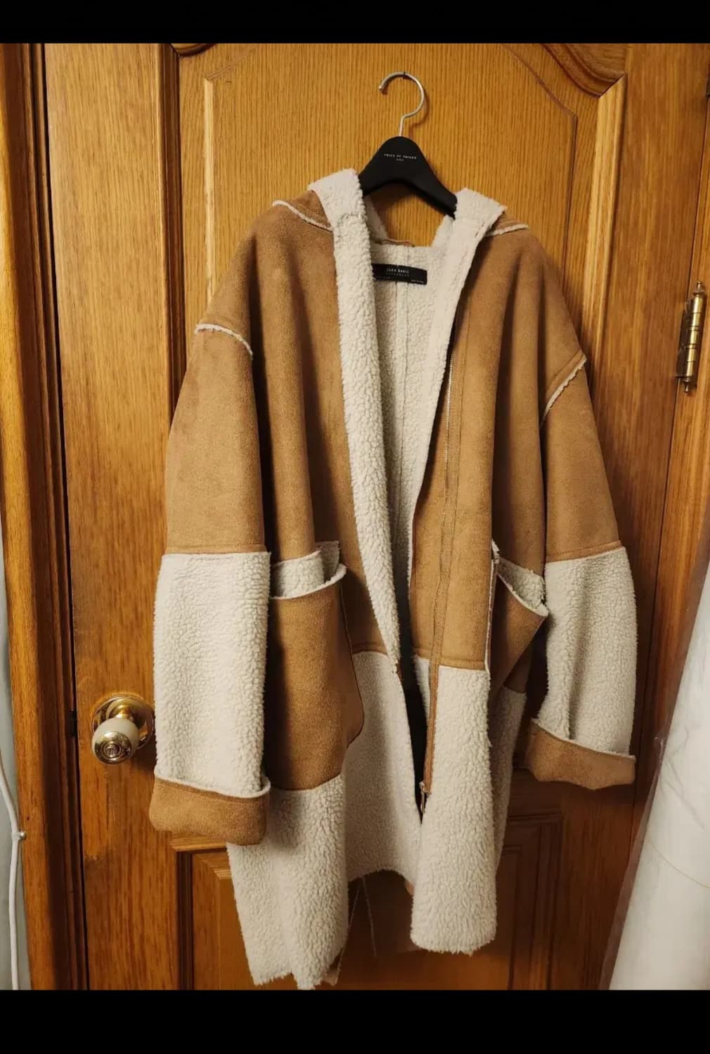 자라 후드 무스탕 상품이미지1