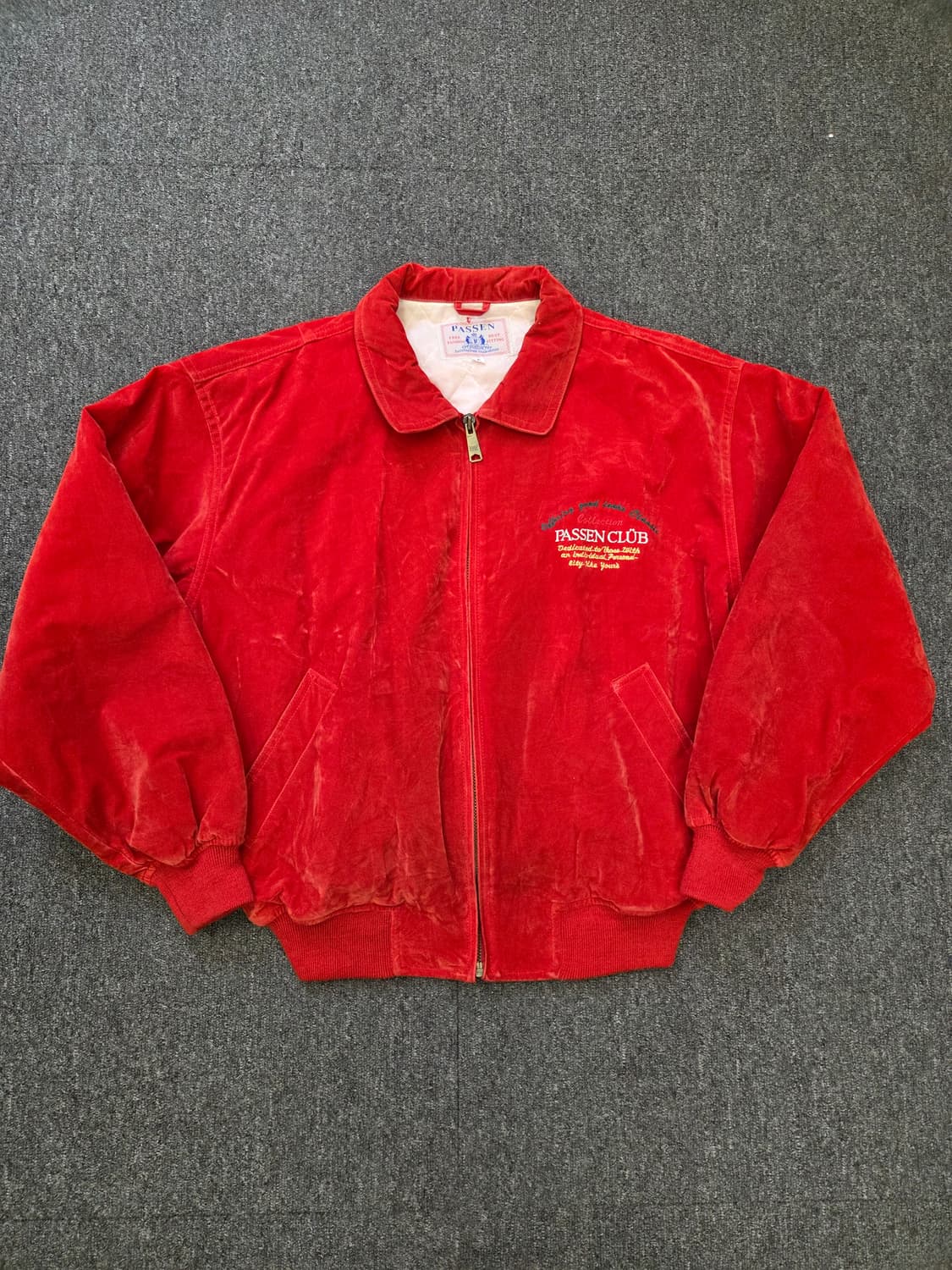 90's Passen 벨루어 자켓 상품이미지1