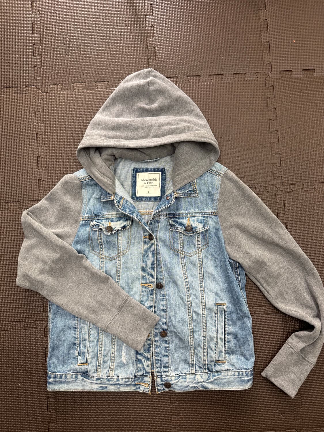 abercrombie&fitch 데님 후드자켓 상품이미지1