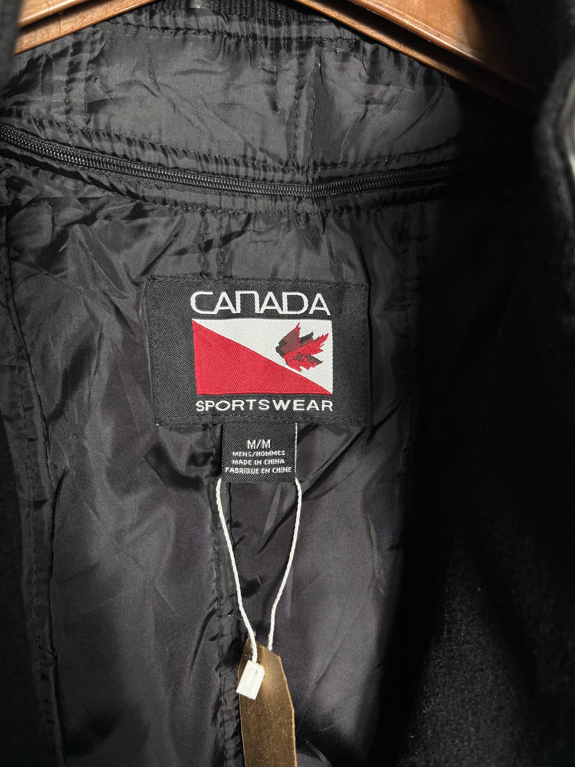 Canada sports wear 캐나다 스포츠웨어 울 바시티 자켓 상품이미지4