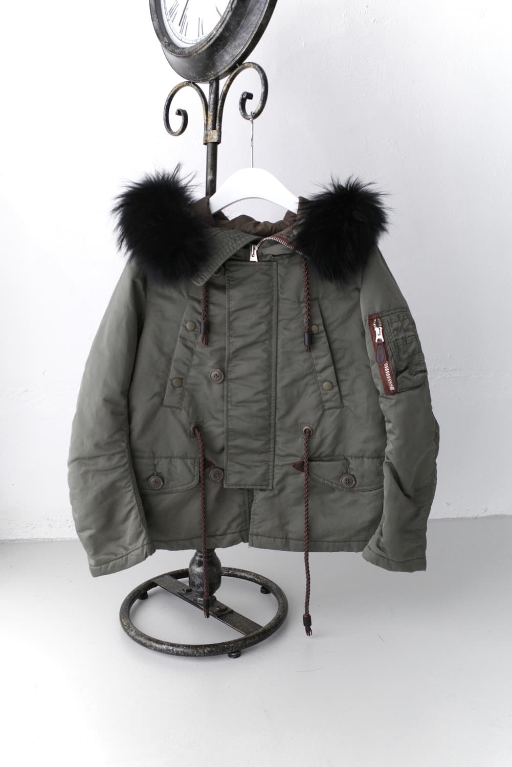 johnbull) fur button jacket 상품이미지1