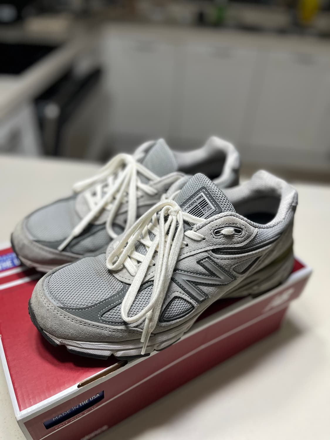 뉴발란스 990v4 메이드 인 USA 그레이 상품이미지3