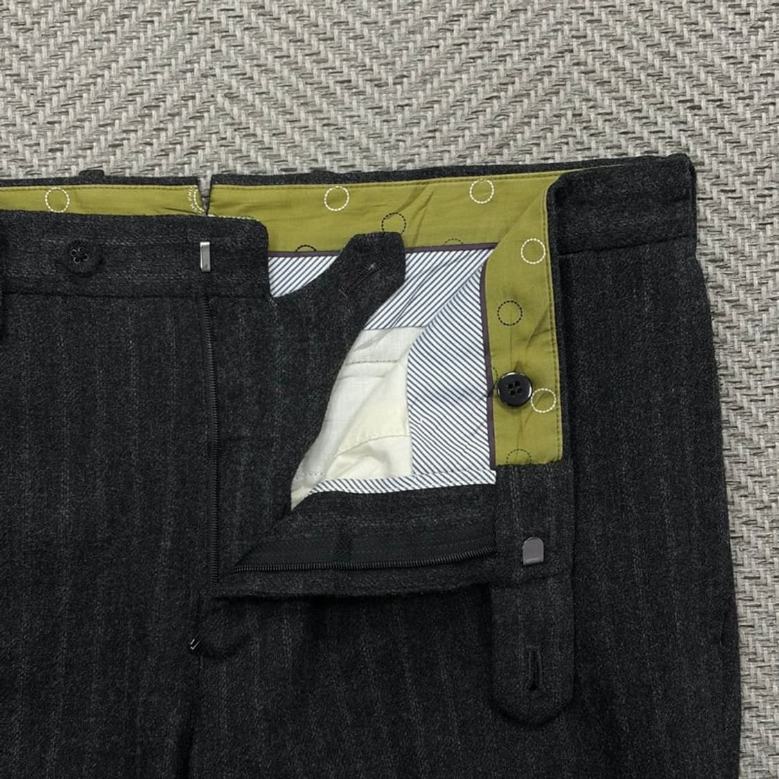 메킨토시 필로소피 울블렌드 스트라이프 슬랙스 v2722 상품이미지5