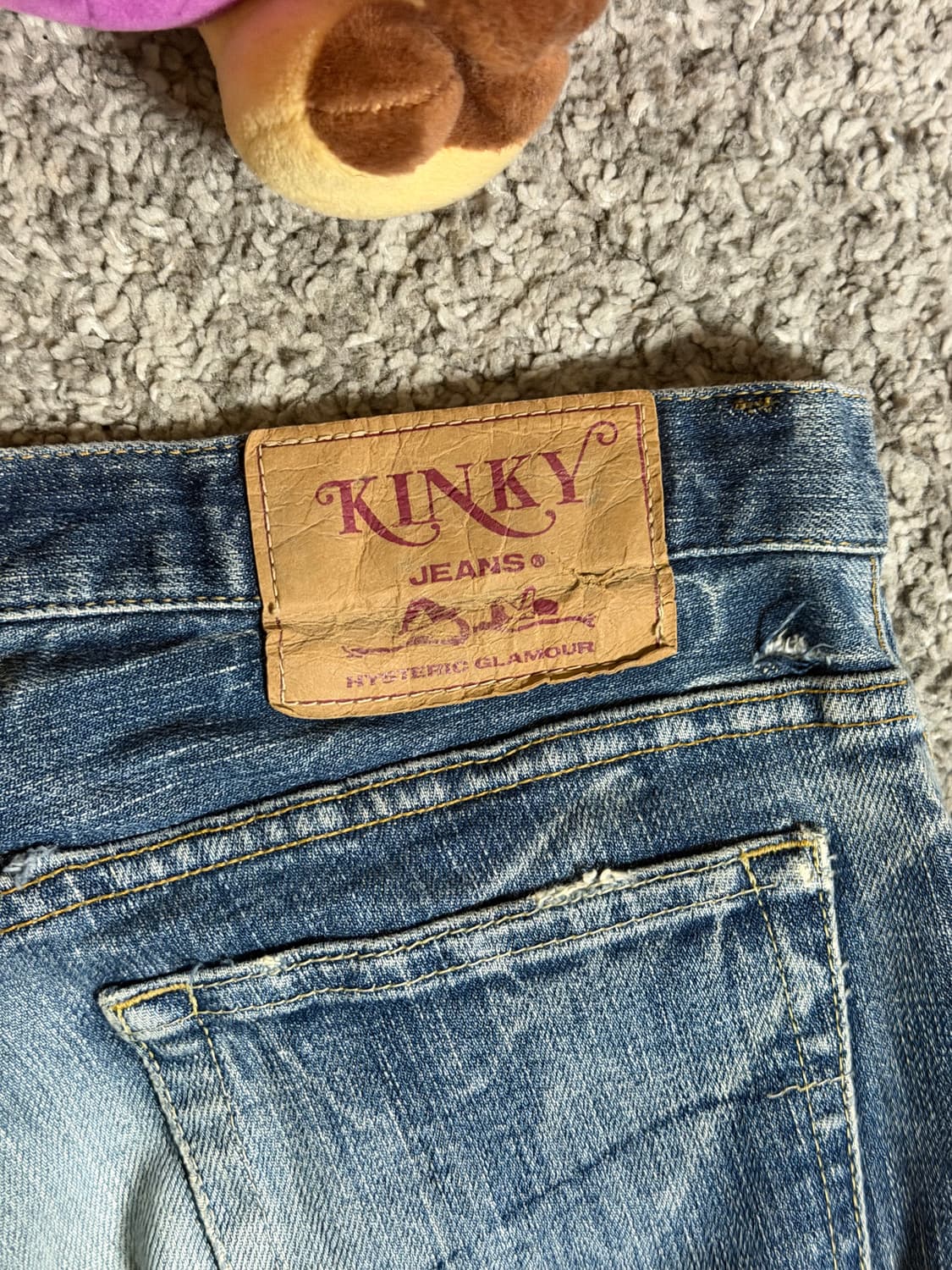 히스테릭글래머 스터드 로우라이즈 데님 상품이미지9