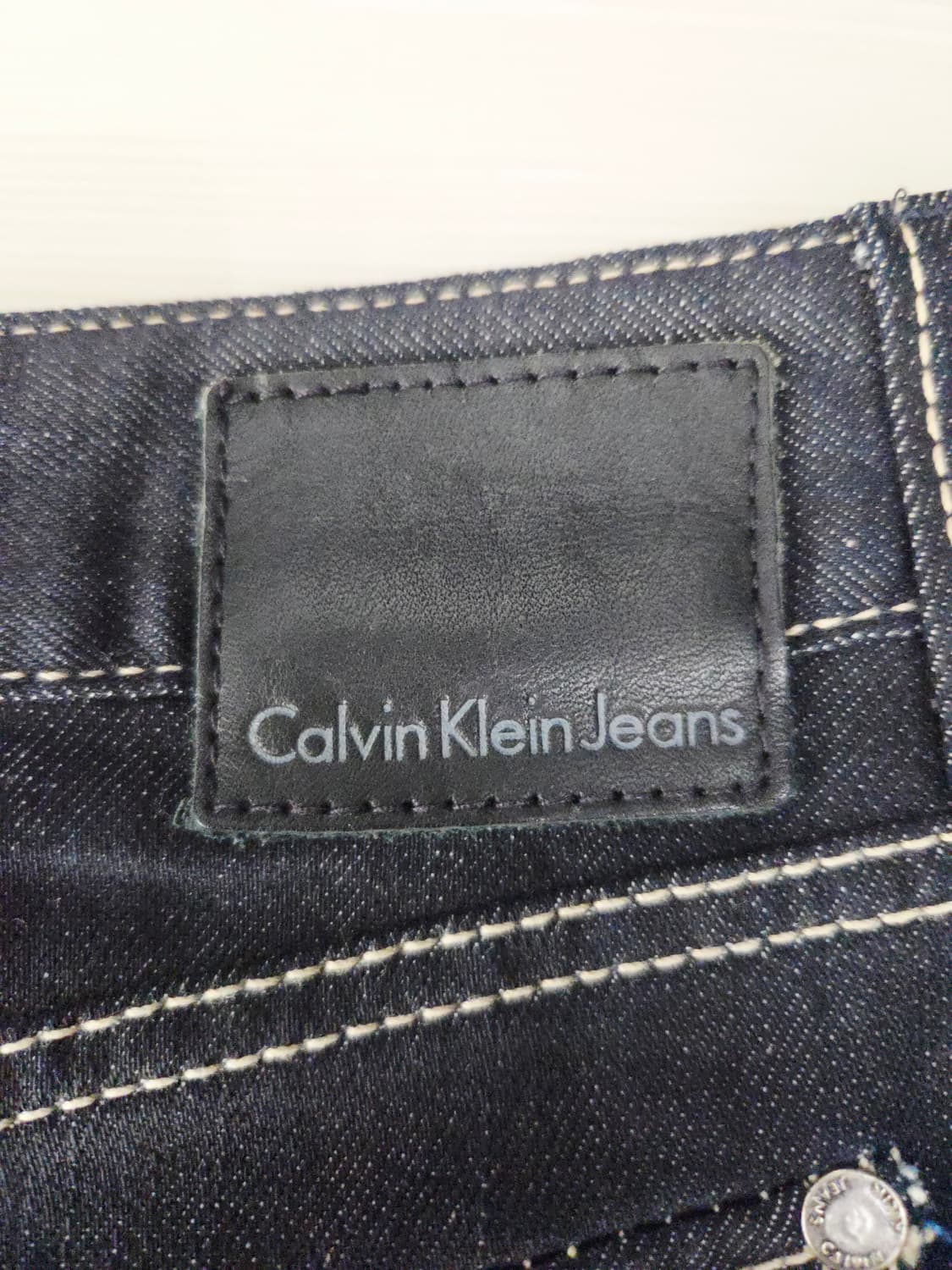 캘빈클라인진 스티치 포인트 데님 스커트 상품이미지6