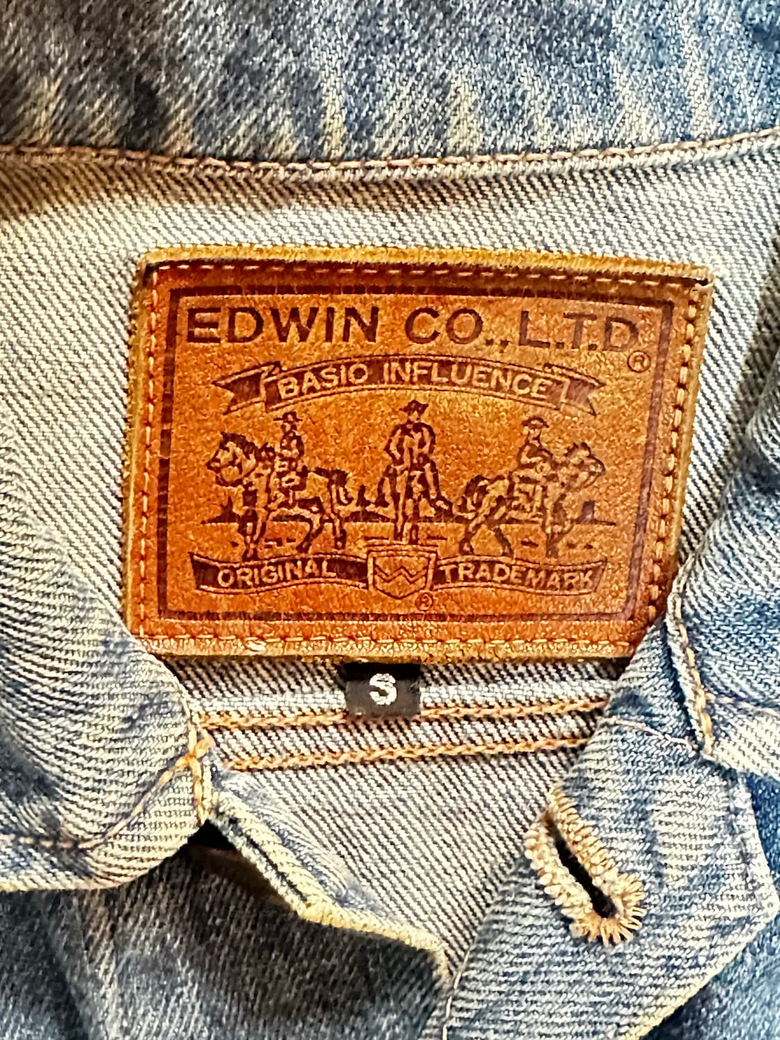 EDWIN 에드윈 데님 청자켓 S 상품이미지2