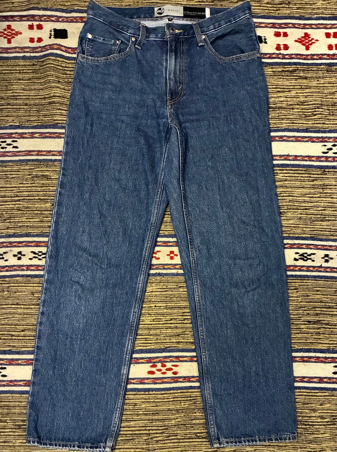 (30)Levis 리바이스 94 배기 실버탭 데님 청바지 중청  상품이미지1