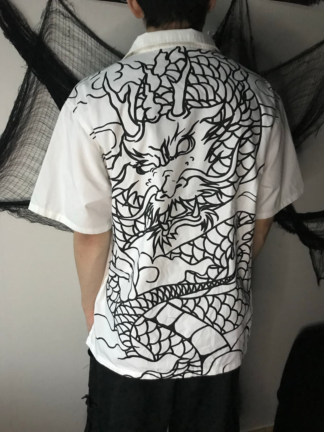 Oriental mood dragon printing shirts   상품이미지5