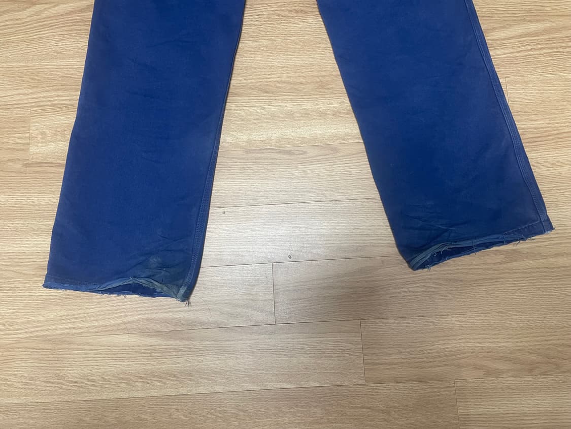 [M] A.TA CUT OFF CARPENTER PANTS (BLUE) 상품이미지5