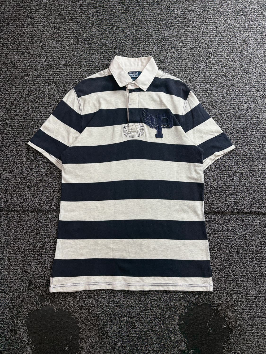 폴로 랄프로렌 빅로고 스트아이프 럭비셔츠 4349 상품이미지2