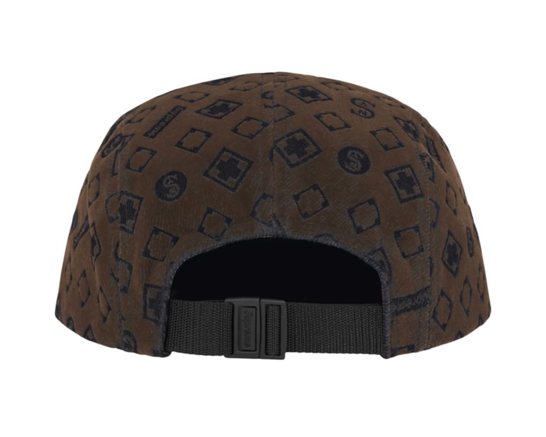 슈프림 Supreme 플록 데님 캠프캡 블랙 상품이미지2