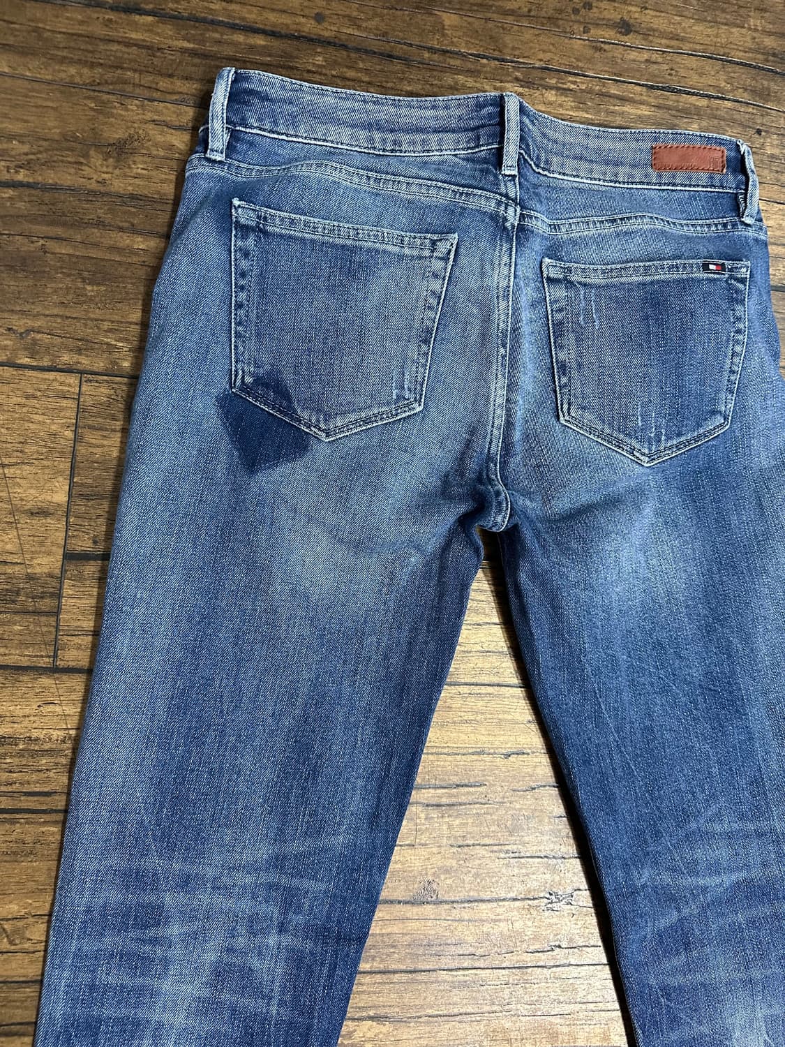 타미힐피거 데님 패치 워싱 청바지 28사이즈 새제품 올드스쿨 상품이미지5