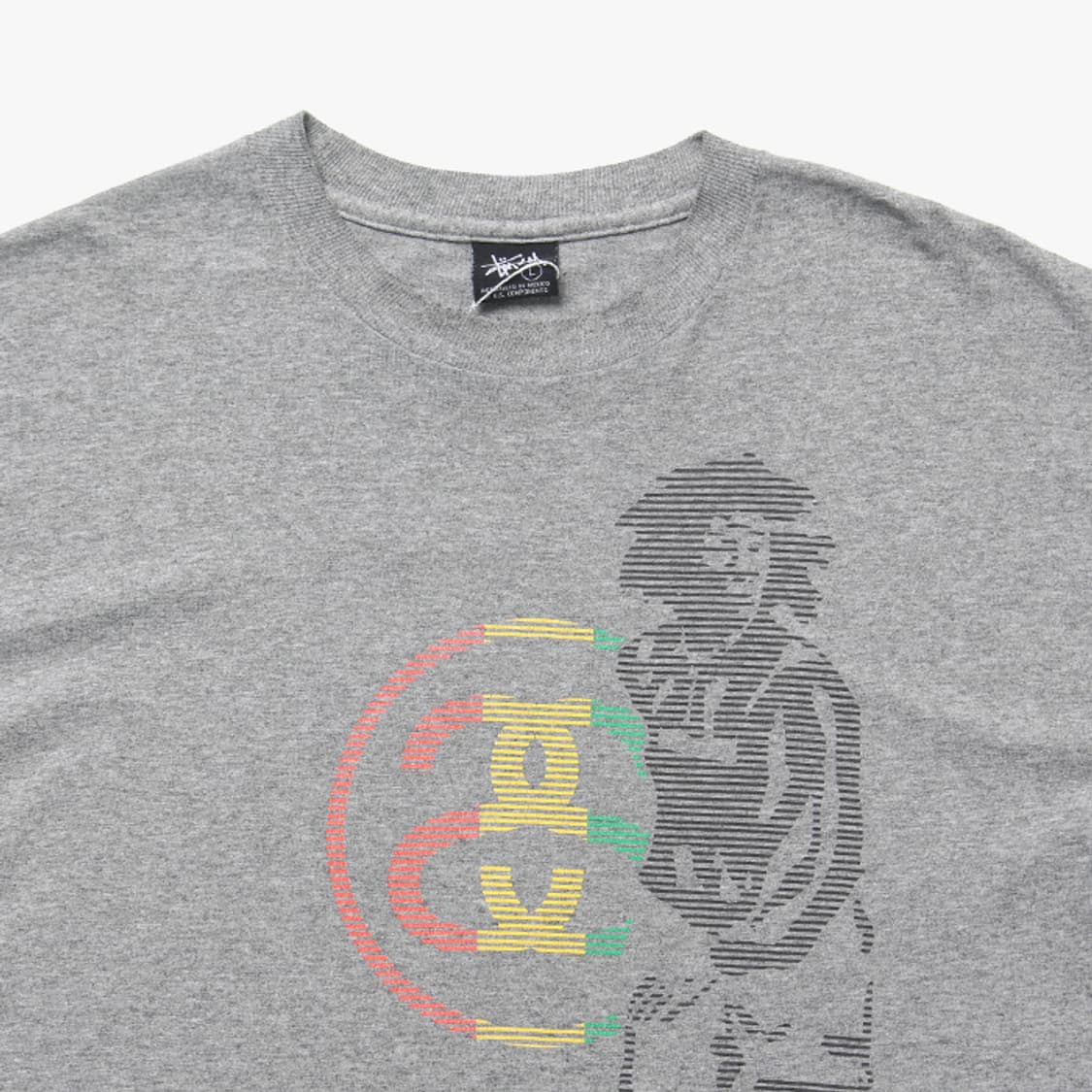  STUSSY "90's Grey Half T-Shirts" 상품이미지2