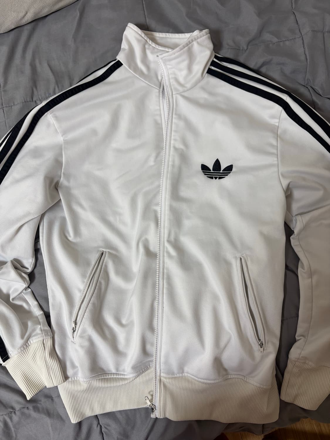 (S)아디다스 파이어버드 구파이어버드 져지집업 트랙탑 화이트 상품이미지1