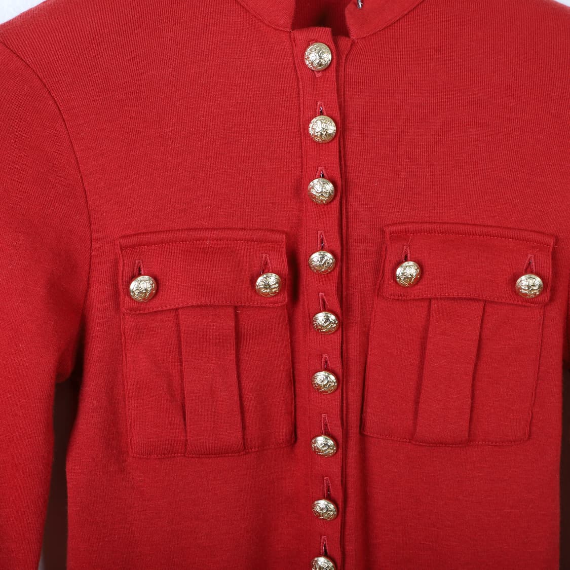 36 / Balmain 발망 레드 포켓 롱슬리브 상품이미지3