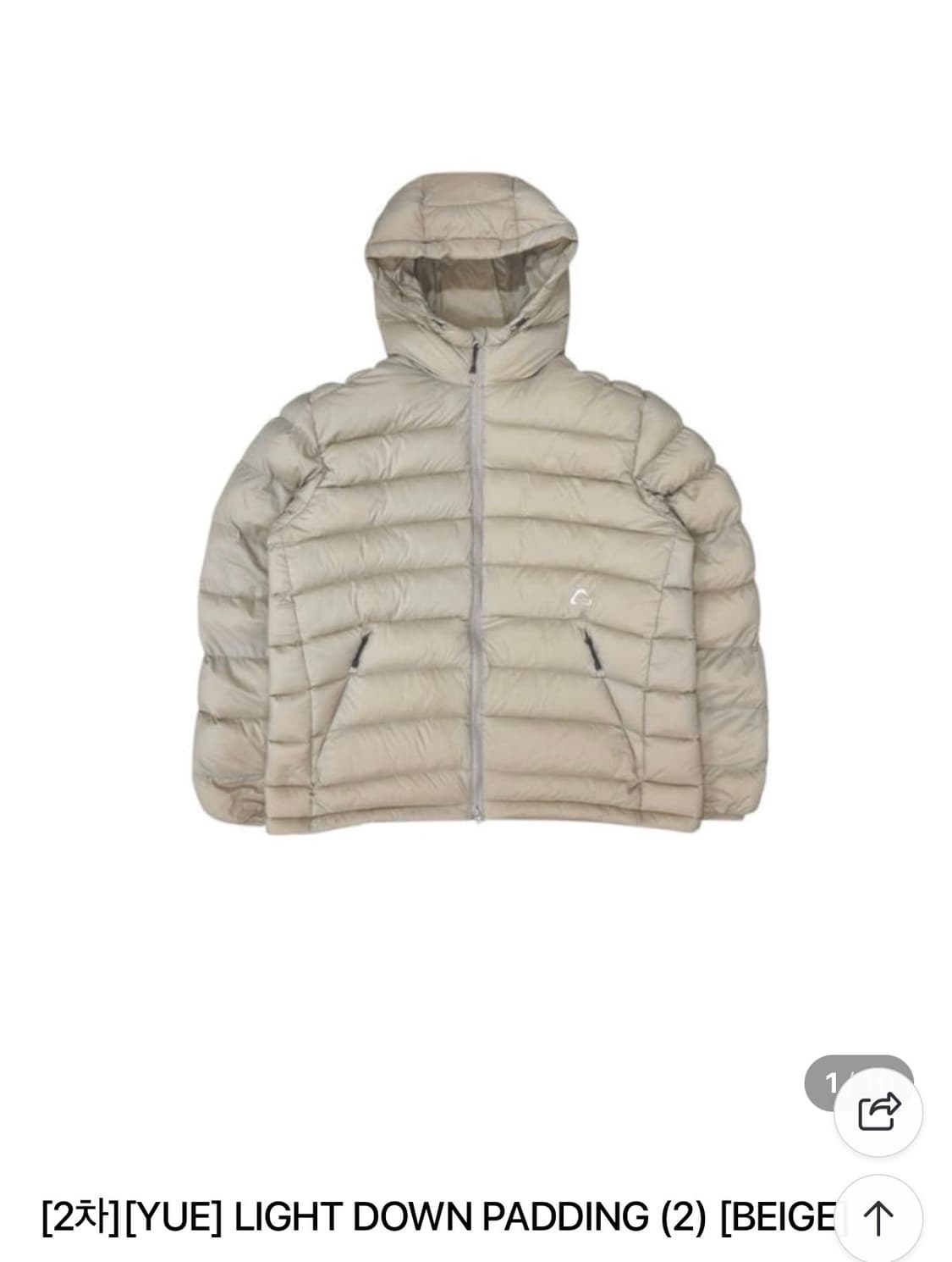 yue LIGHT DOWN PADDING 상품이미지1