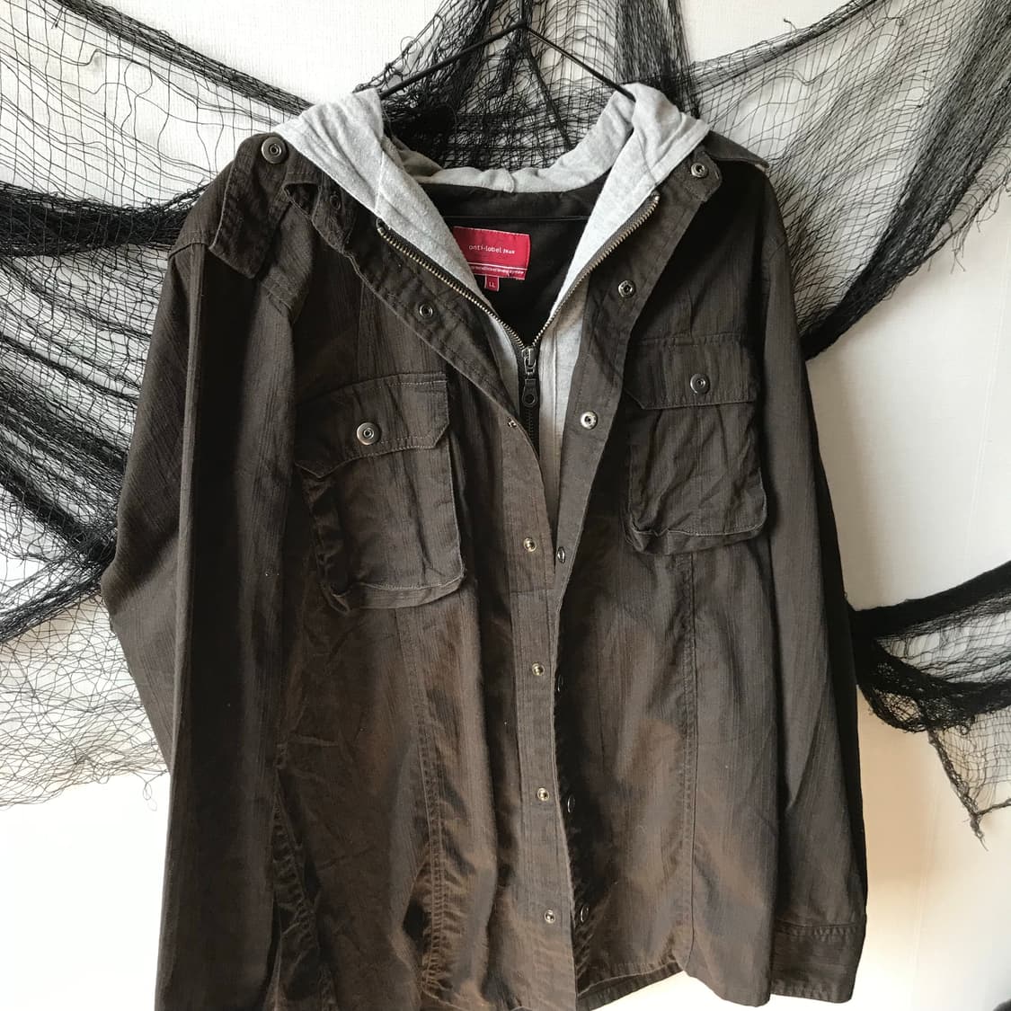 Y2k hood layered shirts   상품이미지2