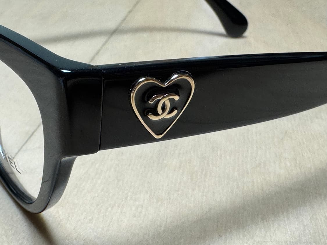 샤넬 하트 캣아이 안경 새상품 상품이미지6
