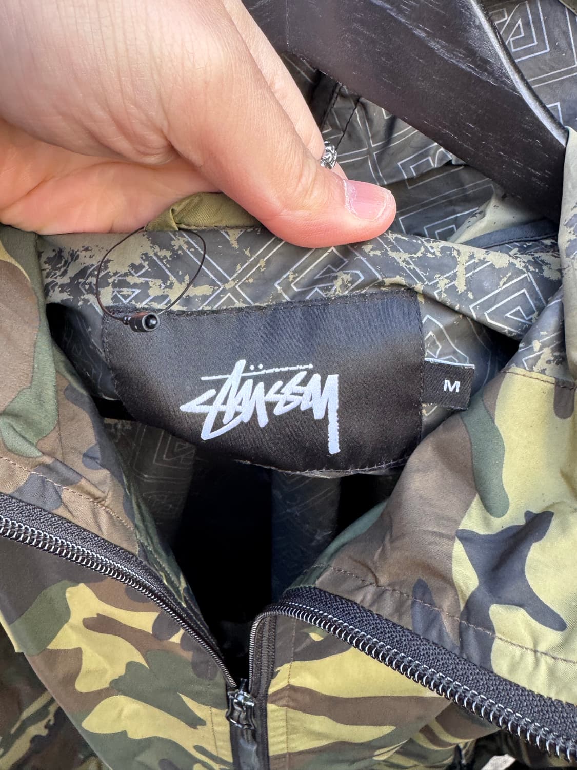 스투시 카모플라쥬 윈드브레이커 자켓  상품이미지3