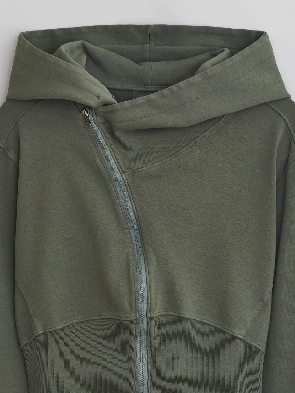 EE WOMENS CURVED HOODED SWEAT ZIP JACKET 상품이미지3