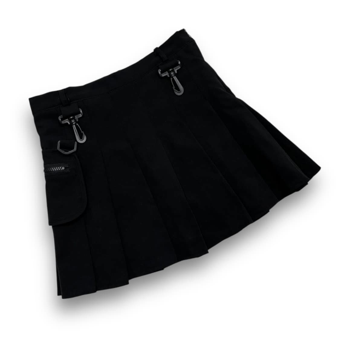 락시크 D링 고리 원 포켓 다크 테니스 스커트 상품이미지1