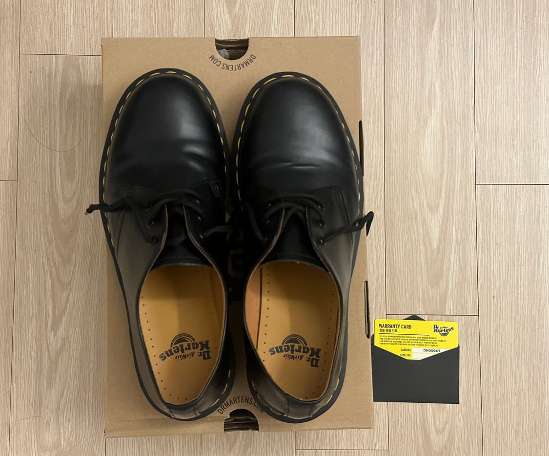 [260] 닥터마틴 1461 스무스 블랙 상품이미지1