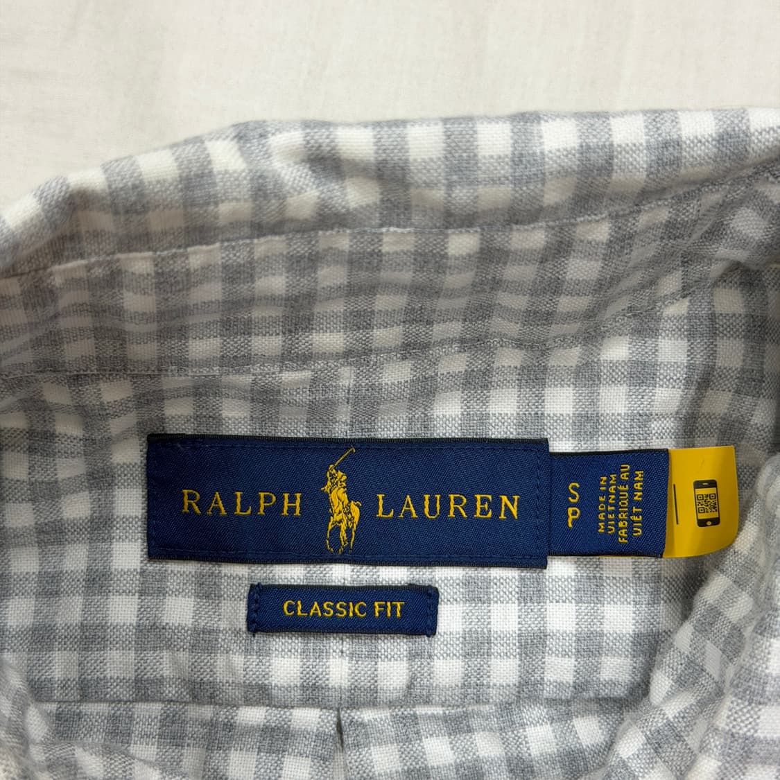 폴로 랄프로렌 신형 체크 셔츠 남방 그레이 S 상품이미지5