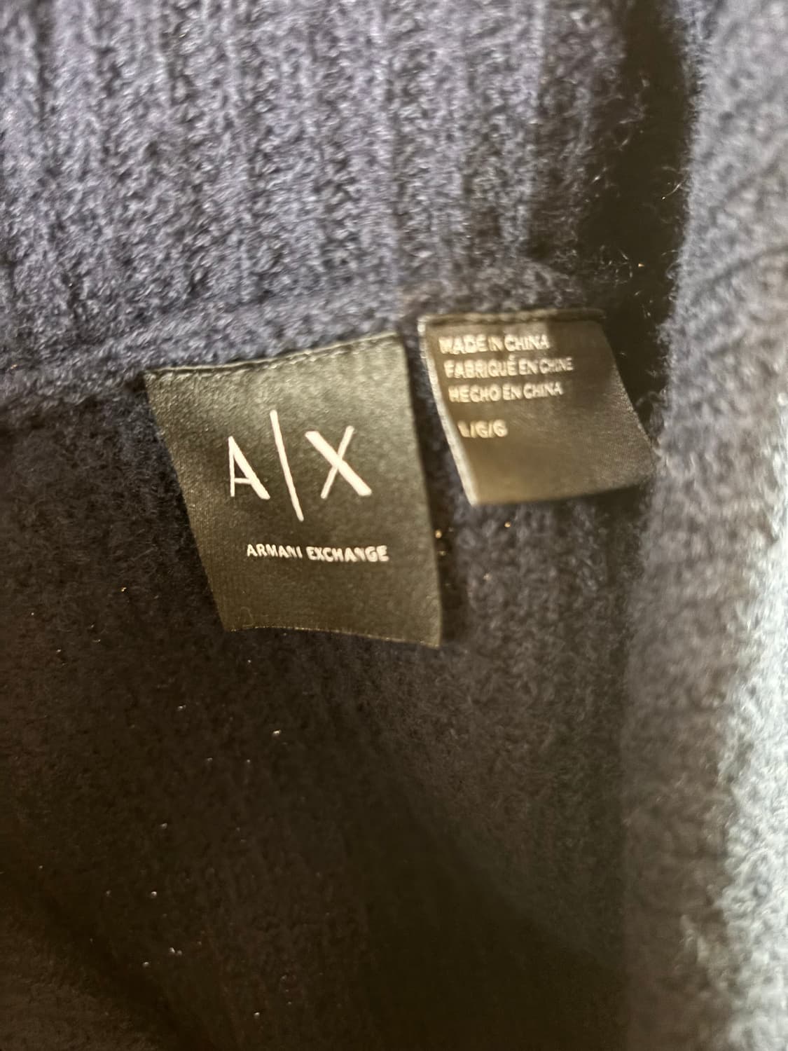 아르마니익스체인지 골지 니트 코트 상품이미지2