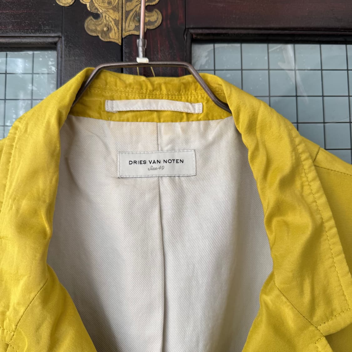 드리스 반 노튼 실크 블레이저 상품이미지6