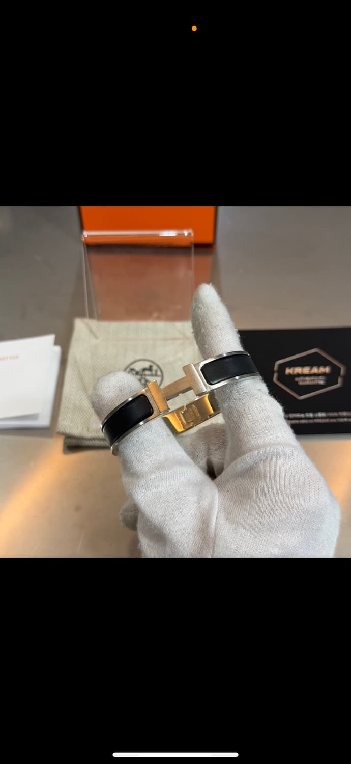 [리오브 전포점] 에르메스 클릭아슈 누아 은장 하드웨어 T5 팔찌 상품이미지2