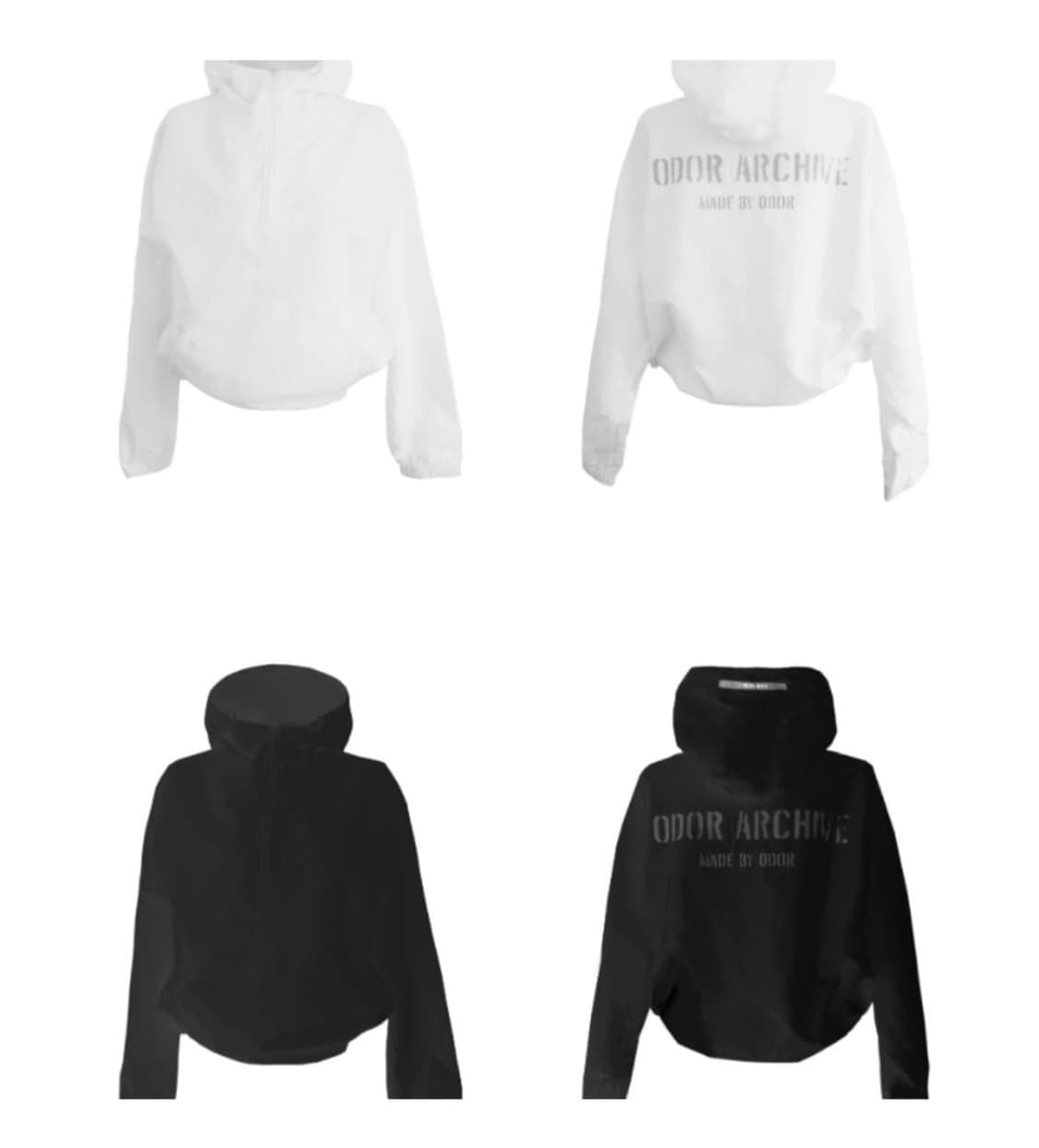 오도어 아노락 바람막이 (black) 상품이미지2