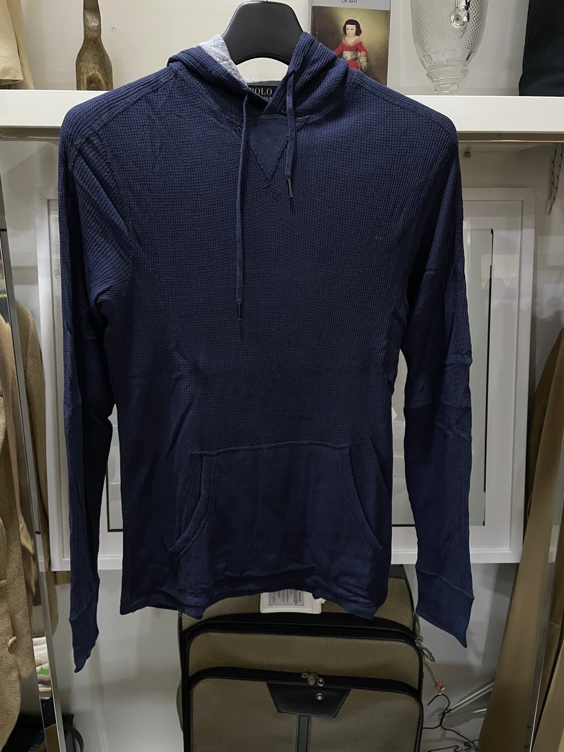 폴로랄프로렌/네이비 와플후드(M) 상품이미지1