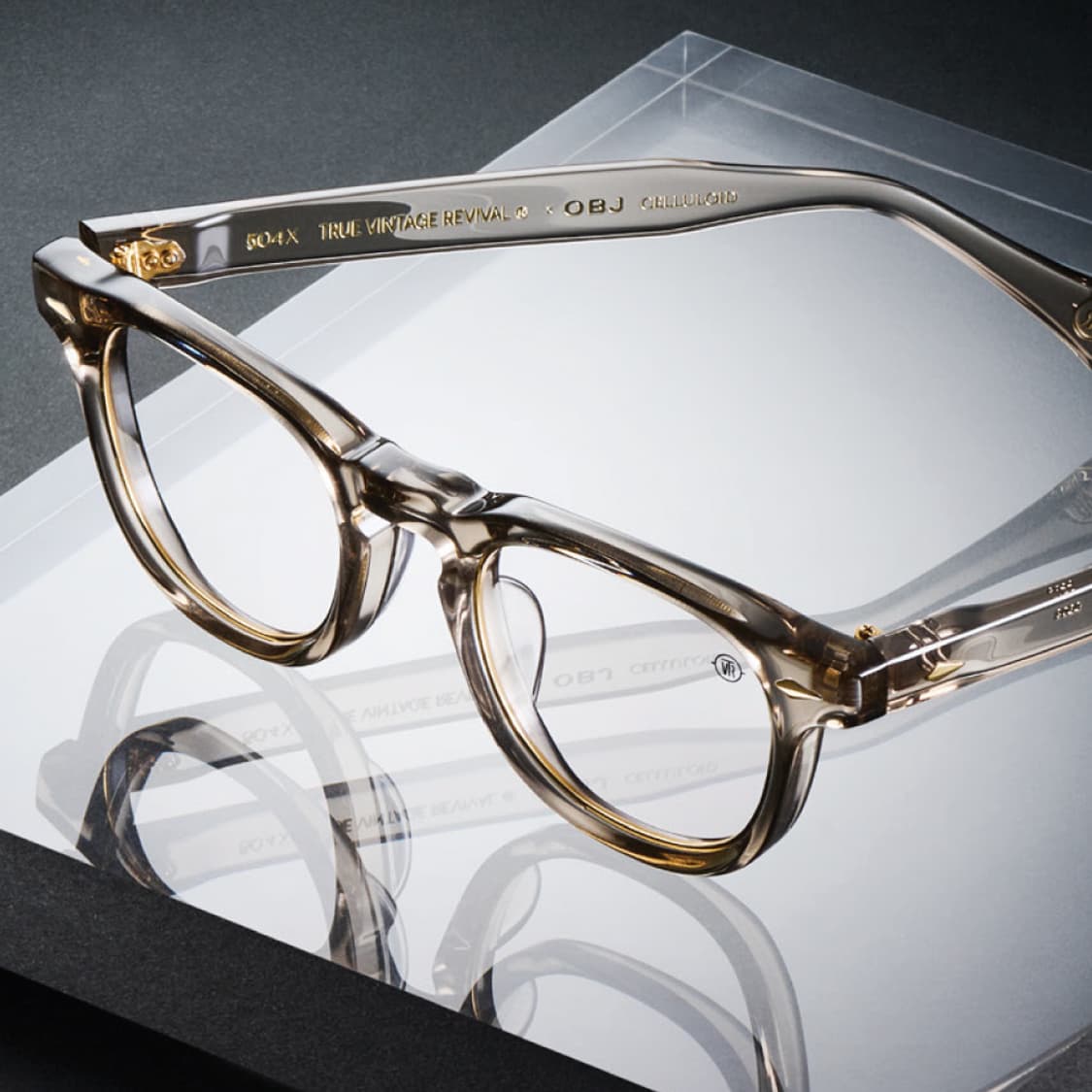 세계 300장 한정 TVR 504X x OBJ 셀룰로이드 사케 뿔테 상품이미지1