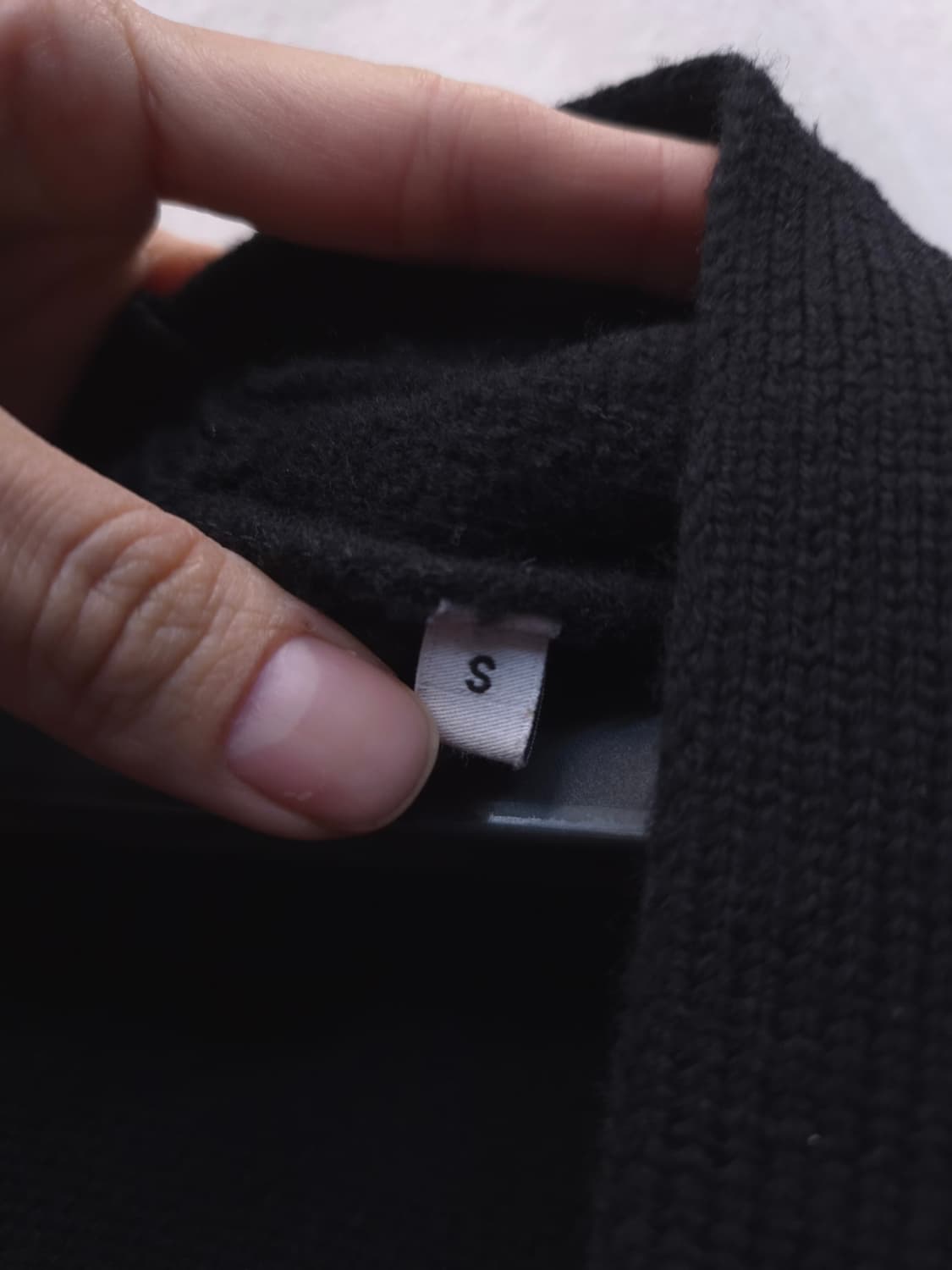 아미 하트 로고 블랙 가디건 S 상품이미지4