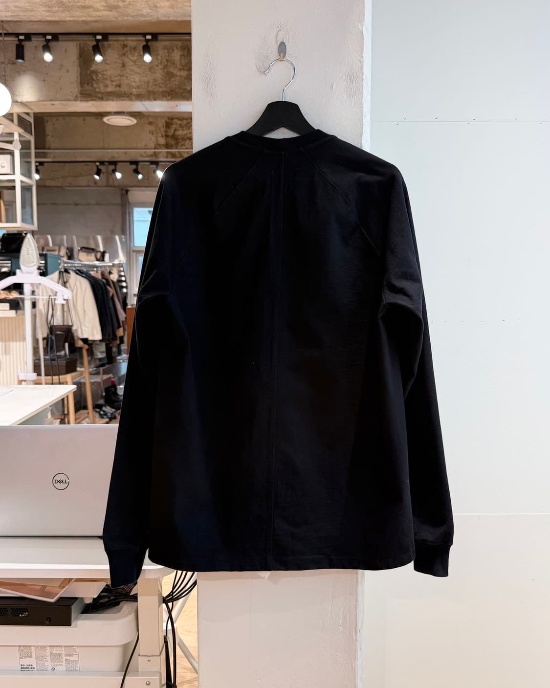 릭 오웬스 블랙 15fw 롱슬리브  상품이미지6