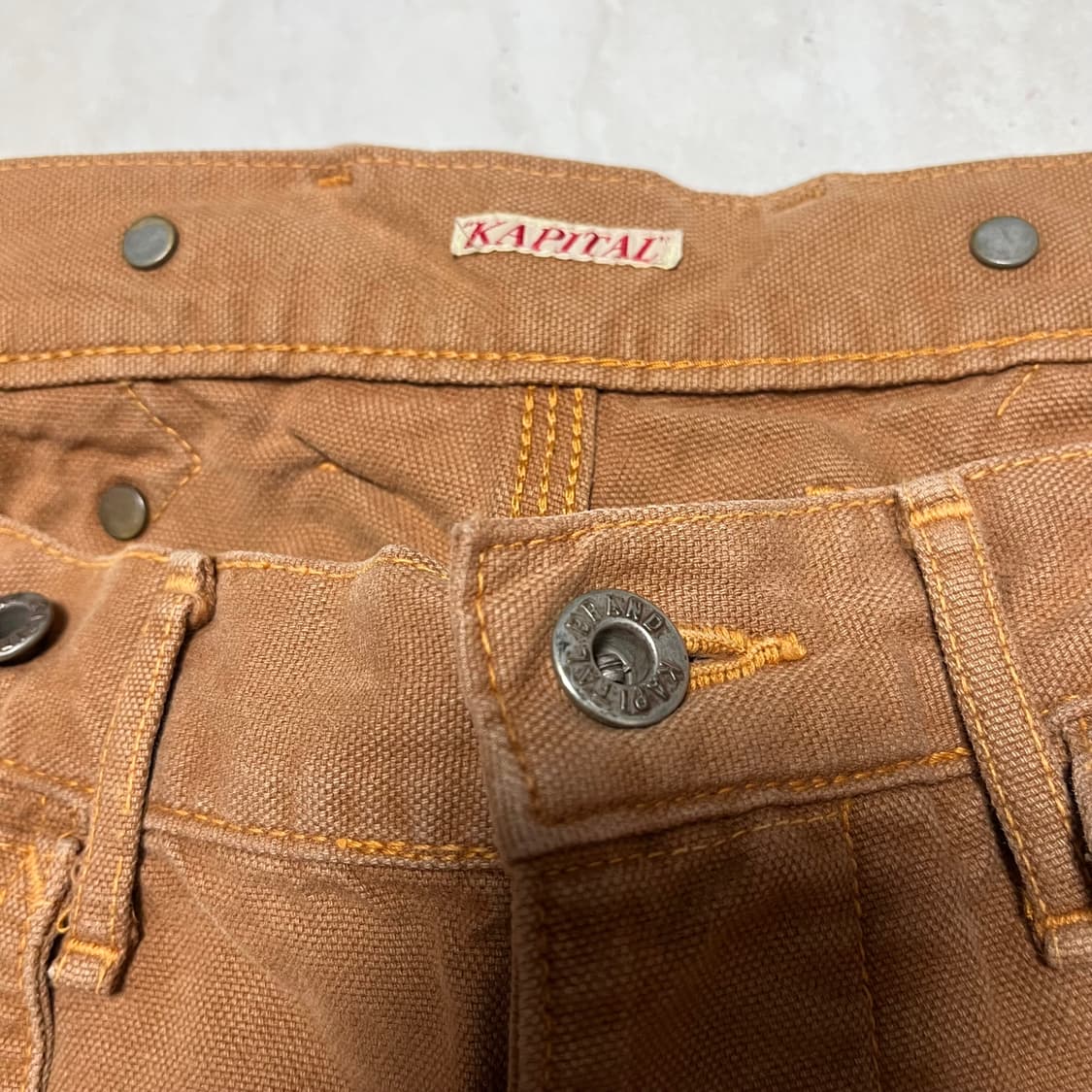 KAPITAL 캐피탈 더블니 워크팬츠 덕캔버스 2 상품이미지7