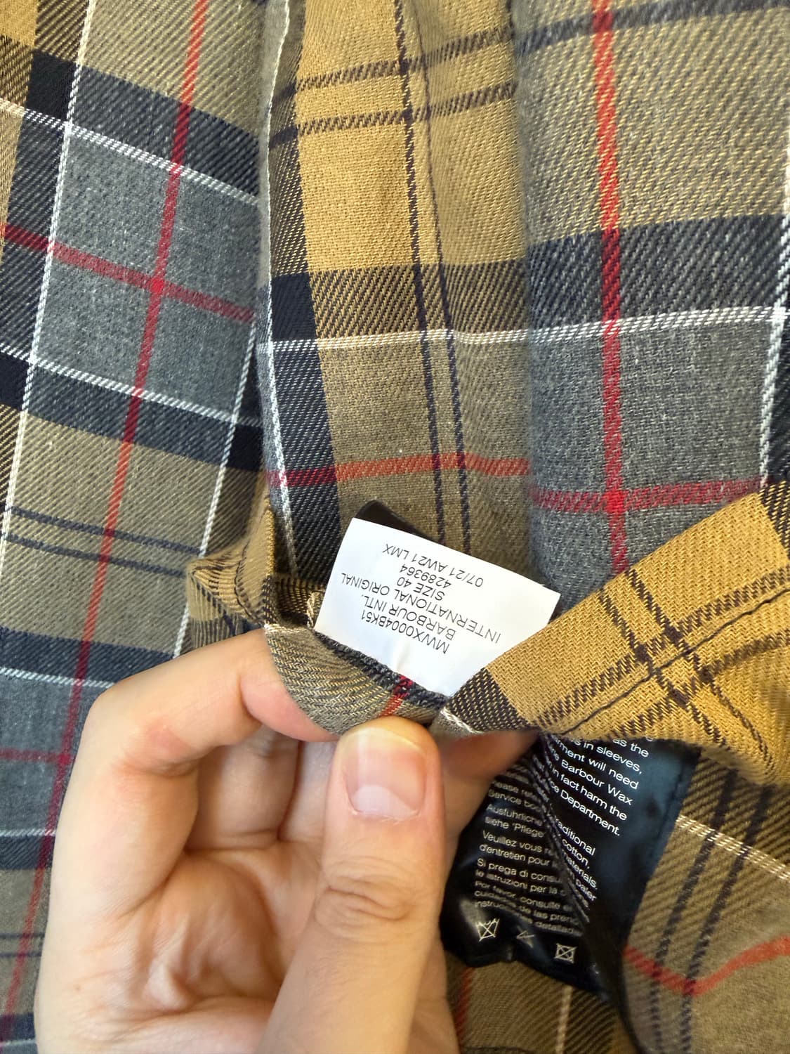 바버 인터내셔널 A7 왁스 자켓 블랙 상품이미지6