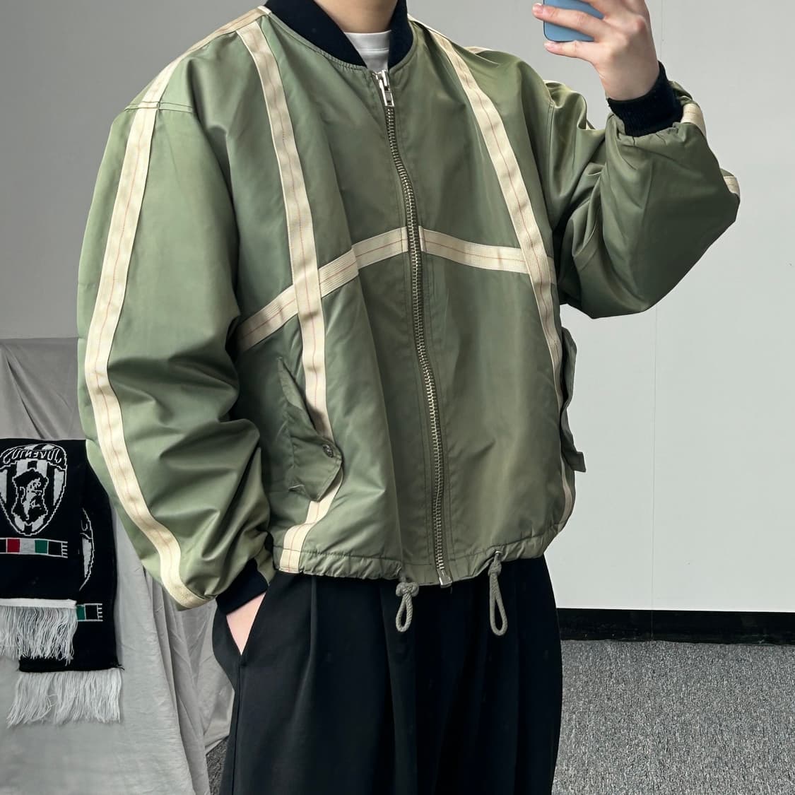 Verso 빈티지 카키 MA-1 자켓  상품이미지3