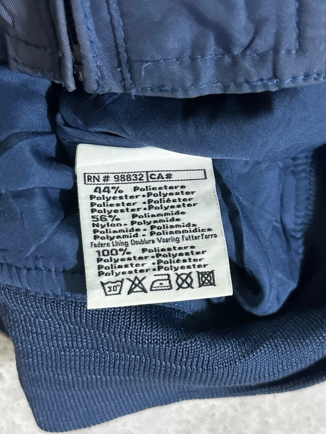 00s Kappa 로베디카파 네이비 블루종 자켓 상품이미지5