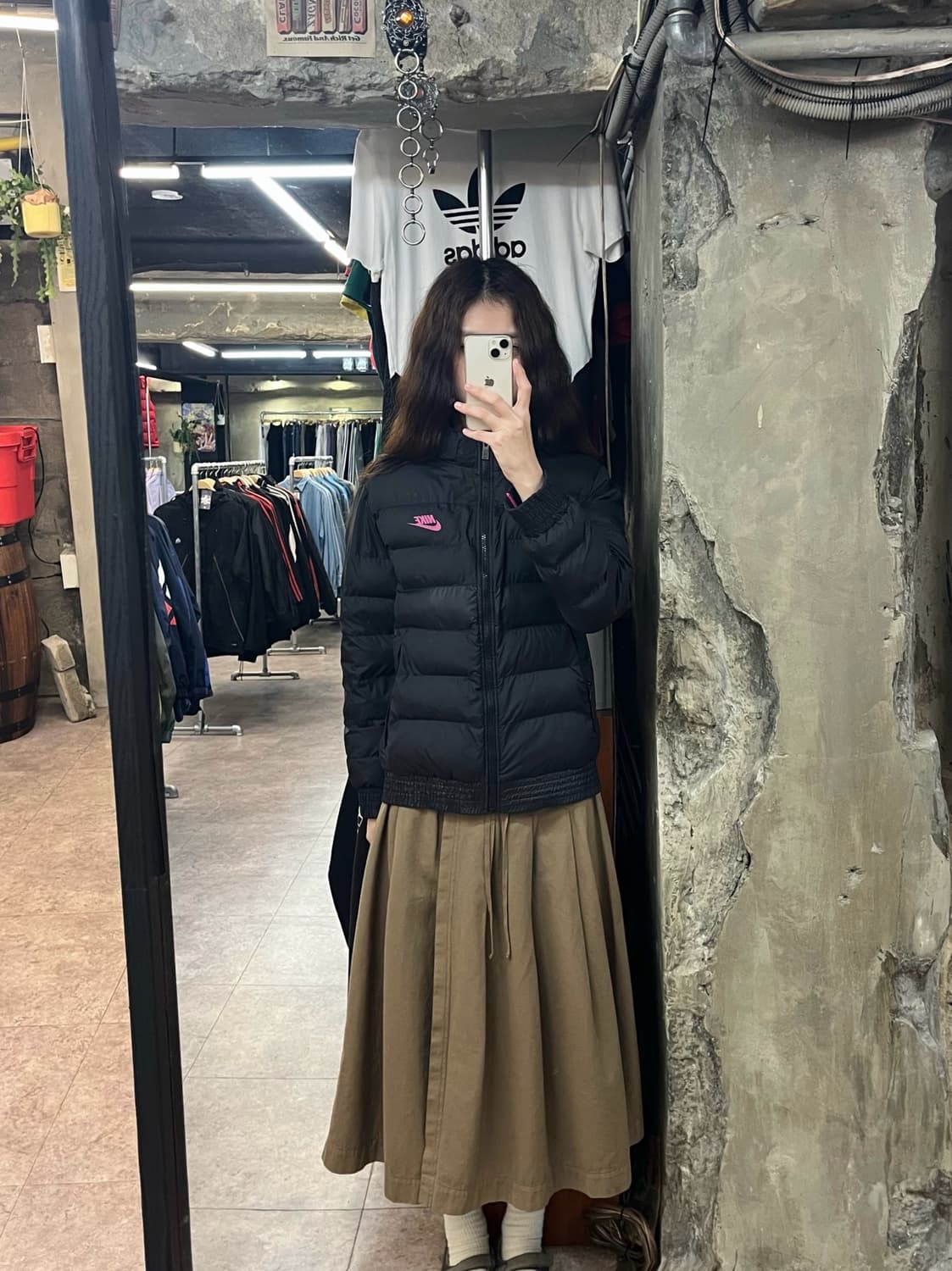 나이키 패딩 자켓 블랙 L #csz2478 상품이미지2