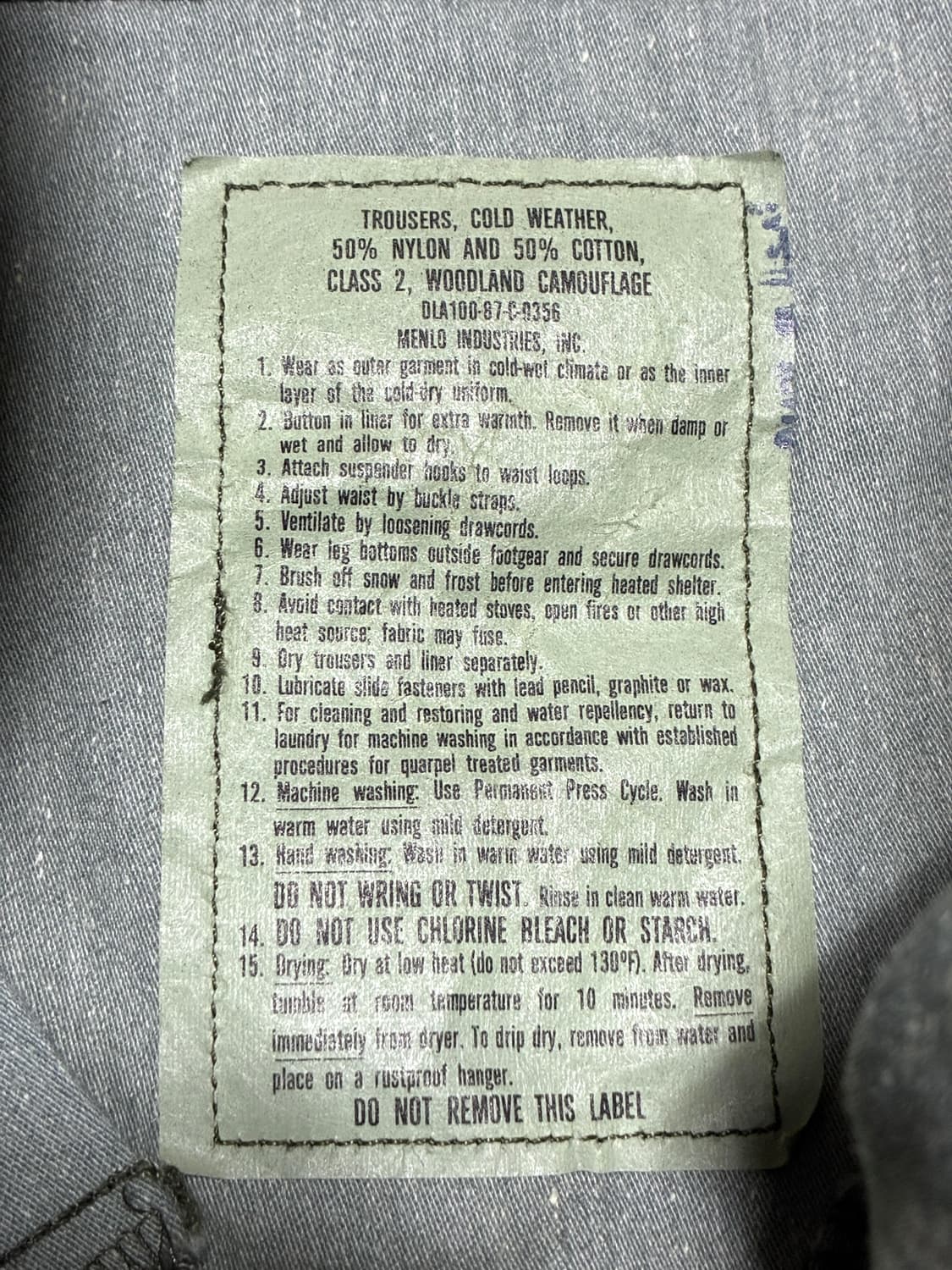 우드랜드 M65 스타일 카고팬츠 (S) 상품이미지7