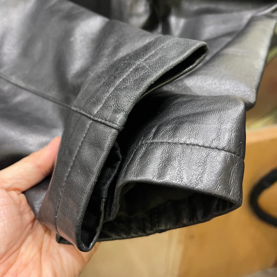 90's  Vintage leather jacket 상품이미지5